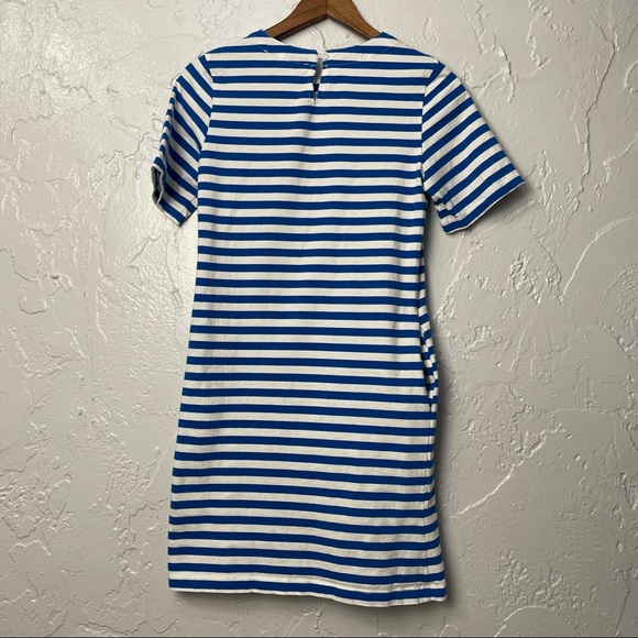 Tuckernuck Stella Striped T-shirt Dress in Blue/White S - Picture 3 of 9